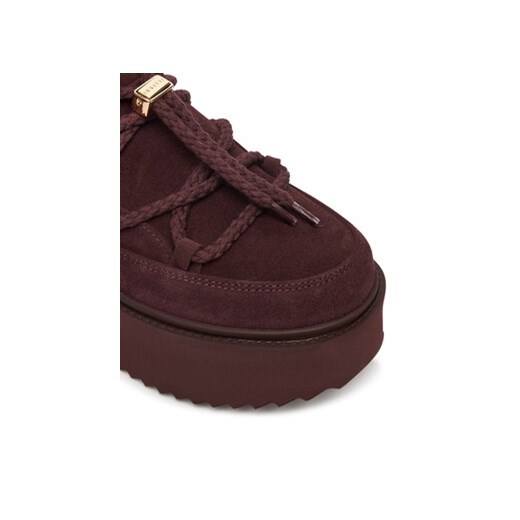Śniegowce Inuikii Classic Low Platform 75204-004 Bordowy Inuikii 37 eobuwie.pl