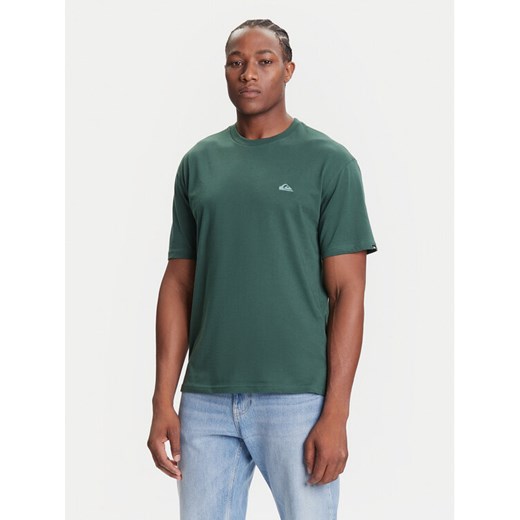 Quiksilver T-Shirt Salt Water Ss EQYZT08204 Zielony Regular Fit ze sklepu MODIVO w kategorii T-shirty męskie - zdjęcie 185371742