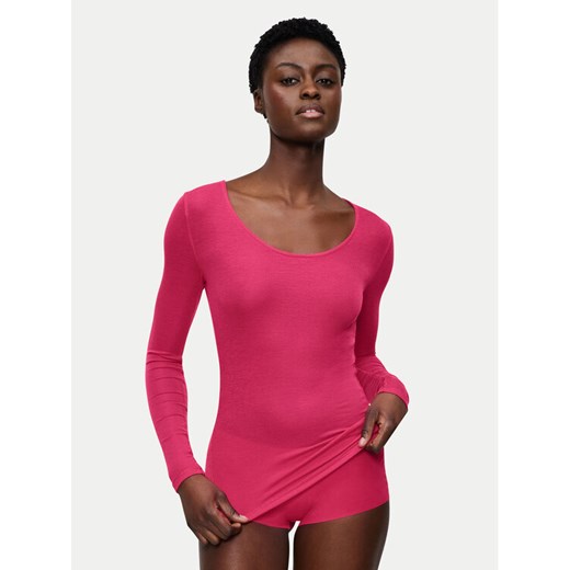 Triumph Koszulka piżamowa Bauty Layers 10225060 Różowy Slim Fit ze sklepu MODIVO w kategorii Piżamy damskie - zdjęcie 185371791