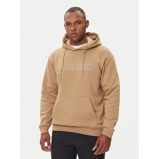adidas Bluza Terrex Multi Large Logo JM2821 Beżowy Regular Fit ze sklepu MODIVO w kategorii Bluzy męskie - zdjęcie 185371793