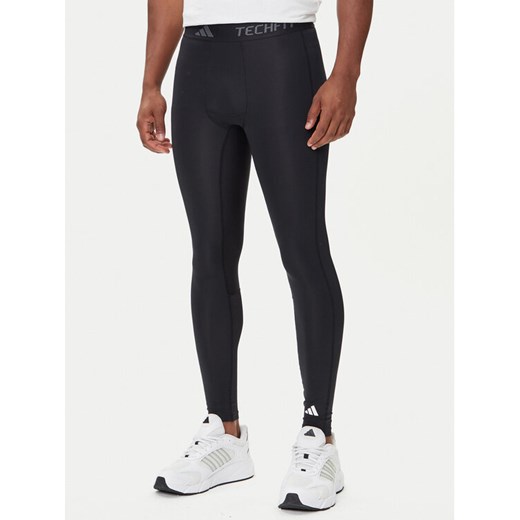 adidas Legginsy Techfit Compression IN5590 Czarny Slim Fit ze sklepu MODIVO w kategorii Spodnie męskie - zdjęcie 185371851