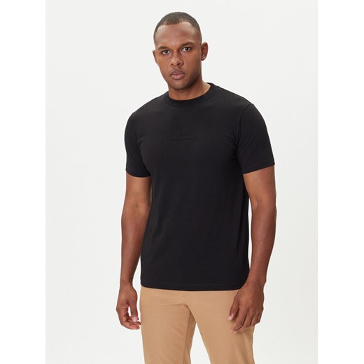KARL LAGERFELD T-Shirt 755036 554225 Czarny Regular Fit ze sklepu MODIVO w kategorii T-shirty męskie - zdjęcie 185371870