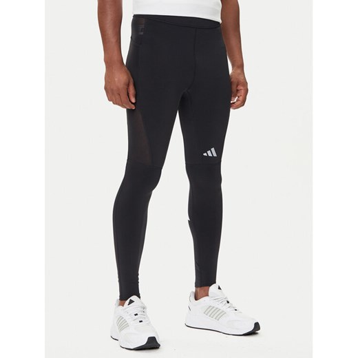 adidas Legginsy Run It LJY4615 Czarny Slim Fit ze sklepu MODIVO w kategorii Spodnie męskie - zdjęcie 185371891