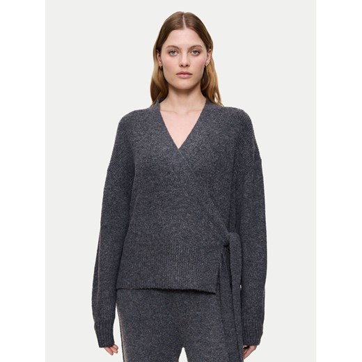 Triumph Kardigan Amourette Cozy 10225069 Szary Relaxed Fit ze sklepu MODIVO w kategorii Swetry damskie - zdjęcie 185371951