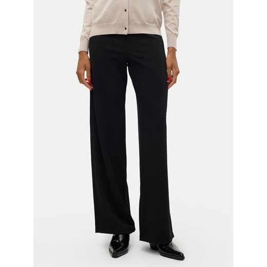 Vero Moda Spodnie materiałowe Berlin 10318454 Czarny Wide Leg ze sklepu MODIVO w kategorii Spodnie damskie - zdjęcie 185371954