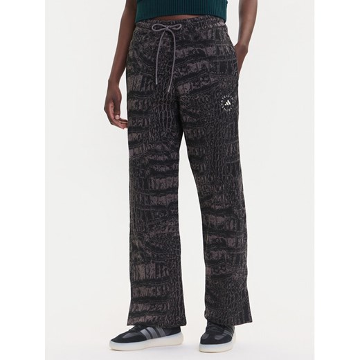 adidas by Stella McCartney Spodnie dresowe JN2216 Czarny Regular Fit ze sklepu MODIVO w kategorii Spodnie damskie - zdjęcie 185371984