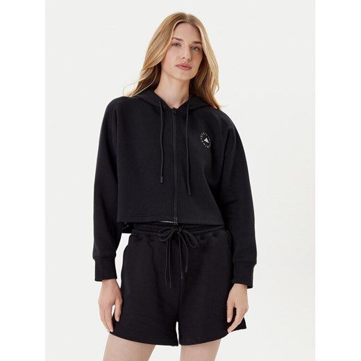 adidas by Stella McCartney Bluza JD8107 Czarny Loose Fit ze sklepu MODIVO w kategorii Bluzy damskie - zdjęcie 185372023