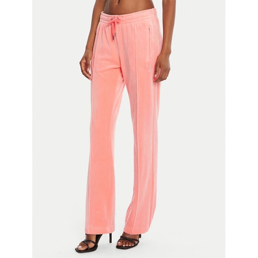 Juicy Couture Spodnie dresowe Tina JCAPW045 Pomarańczowy Regular Fit ze sklepu MODIVO w kategorii Spodnie damskie - zdjęcie 185373653