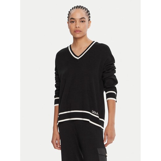 Liu Jo Sport Sweter TF5229 MS59L Czarny Regular Fit ze sklepu MODIVO w kategorii Swetry damskie - zdjęcie 185373654