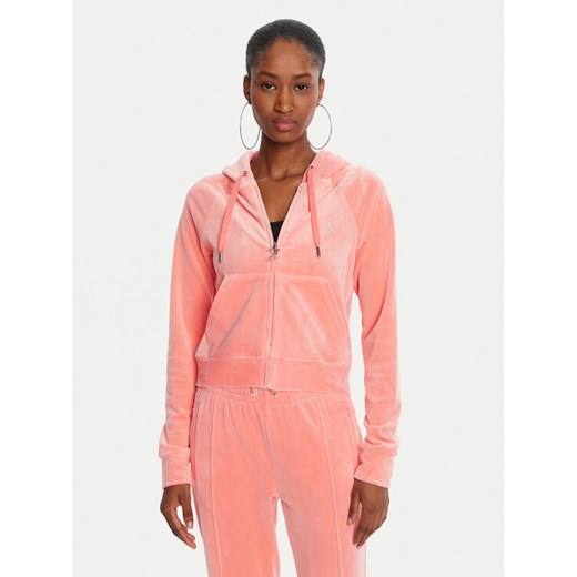 Juicy Couture Bluza Madison JCWA122001 Pomarańczowy Slim Fit ze sklepu MODIVO w kategorii Bluzy damskie - zdjęcie 185373663