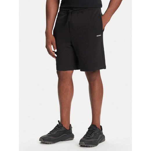 HUGO Szorty sportowe Dayono 50530696 Czarny Relaxed Fit ze sklepu MODIVO w kategorii Spodenki męskie - zdjęcie 185373670