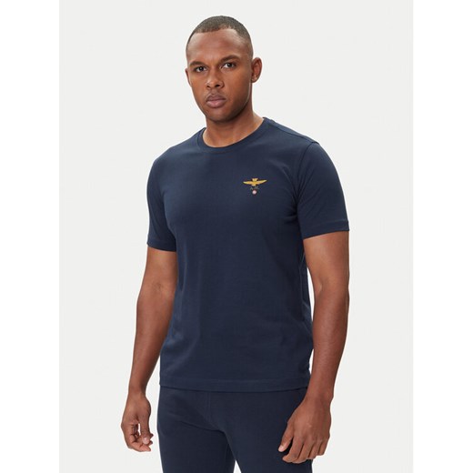 Aeronautica Militare T-Shirt 252TS1580UJ00372 Granatowy Regular Fit ze sklepu MODIVO w kategorii T-shirty męskie - zdjęcie 185373703