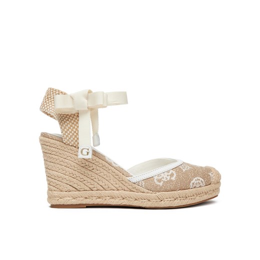 Guess Espadryle FLJCYR FAB04 Beżowy ze sklepu MODIVO w kategorii Espadryle damskie - zdjęcie 185373780