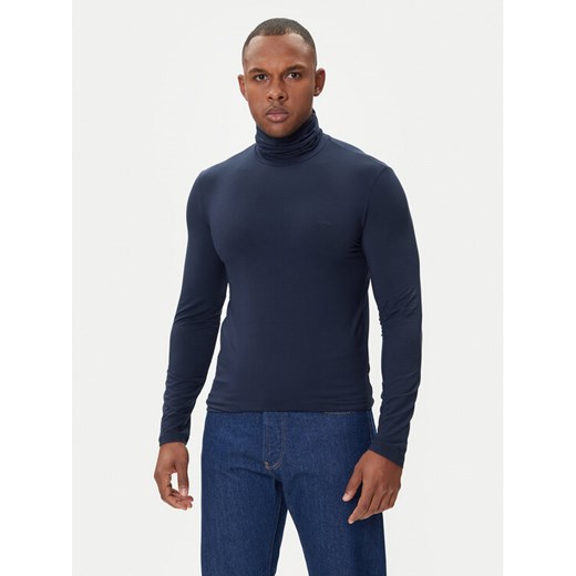 Emporio Armani Underwear Golf EM000388 AF14988 UB102 Granatowy Slim Fit ze sklepu MODIVO w kategorii Swetry męskie - zdjęcie 185373783
