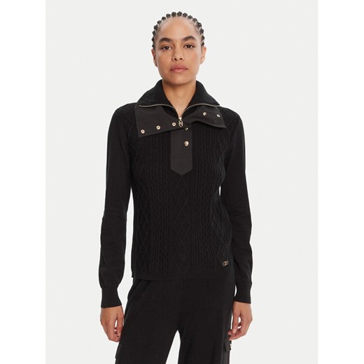 Liu Jo Sport Sweter TF5039 MS75L Czarny Regular Fit ze sklepu MODIVO w kategorii Swetry damskie - zdjęcie 185373792