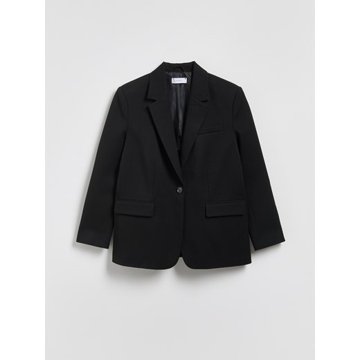 Reserved - Jednorzędowa marynarka - czarny Reserved S Reserved