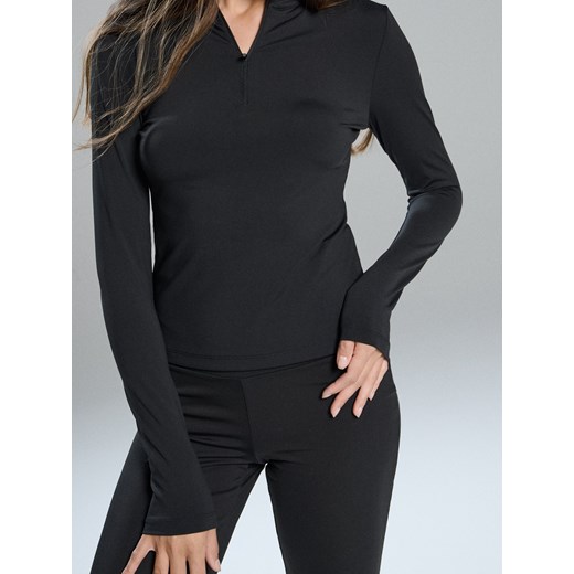 Sinsay - Bluzka z długim rękawem - czarny Sinsay L Sinsay