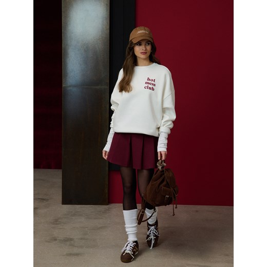 Sinsay - Czapka z daszkiem - beżowy Sinsay One Size Sinsay