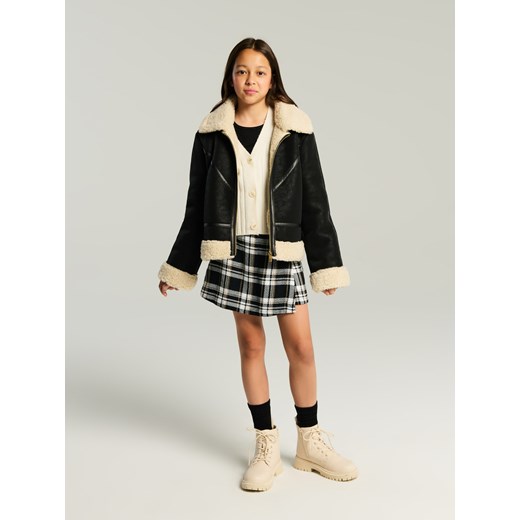 Sinsay - Sweter z długim rękawem - kremowy Sinsay 158 (12-13 l) Sinsay