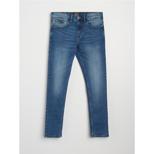 Sinsay - Jeansy skinny fit - niebieski ze sklepu Sinsay w kategorii Jeansy męskie - zdjęcie 185376390
