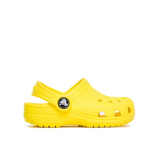 Klapki Crocs Classic Clog T 206990 Żółty ze sklepu eobuwie.pl w kategorii Klapki dziecięce - zdjęcie 185376662