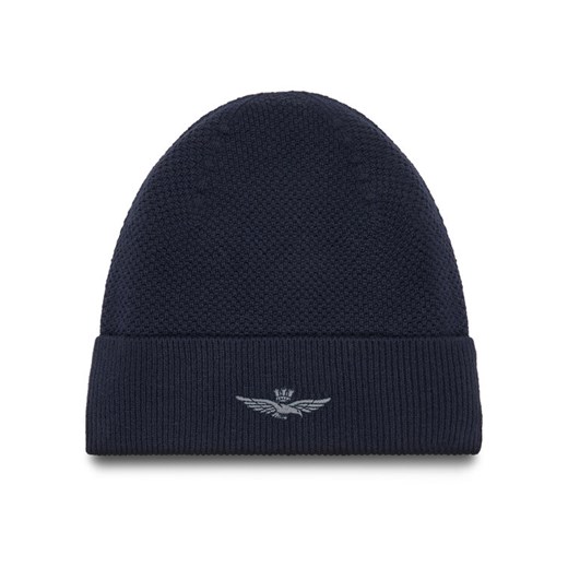 Czapka Aeronautica Militare 252CU0086UL00903 Granatowy ze sklepu eobuwie.pl w kategorii Czapki zimowe męskie - zdjęcie 185376683