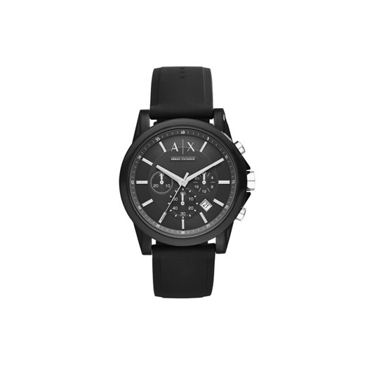 Zegarek Armani Exchange AX1326 Czarny ze sklepu eobuwie.pl w kategorii Zegarki - zdjęcie 185376753