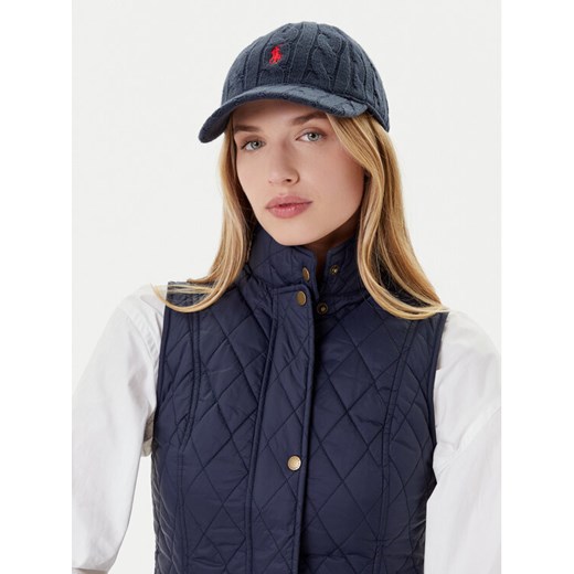 Czapka z daszkiem Polo Ralph Lauren 455981420003 Granatowy ze sklepu eobuwie.pl w kategorii Czapki z daszkiem damskie - zdjęcie 185376754