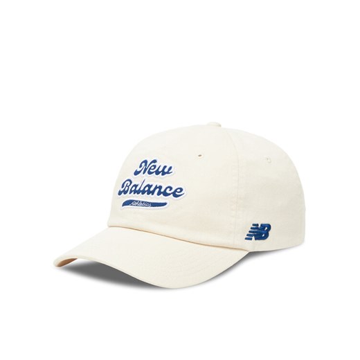 Czapka z daszkiem New Balance 6 Panel Athletics Legacy Hat LAH53000PEF Biały ze sklepu eobuwie.pl w kategorii Czapki z daszkiem damskie - zdjęcie 185376820