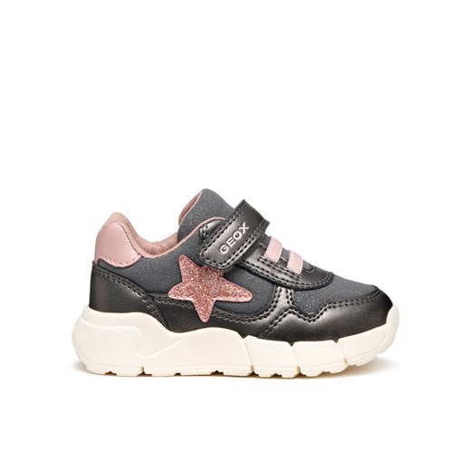 Sneakersy Geox B Flexyper Mini B566NB 0AJAS C9F8W S Szary ze sklepu eobuwie.pl w kategorii Buty sportowe dziecięce - zdjęcie 185376831