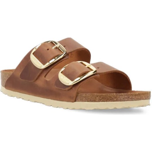 Birkenstock Skórzane klapki Arizona Big Buckle | narrow fit ze sklepu Gomez Fashion Store w kategorii Klapki damskie - zdjęcie 185378244