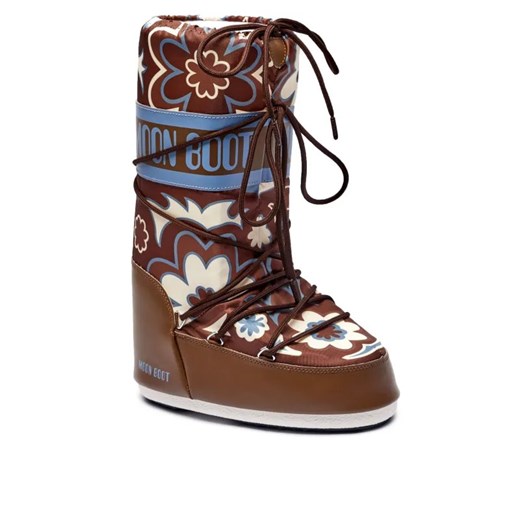 Moon Boot Ocieplane śniegowce ICON FLOWER ze sklepu Gomez Fashion Store w kategorii Śniegowce damskie - zdjęcie 185378274
