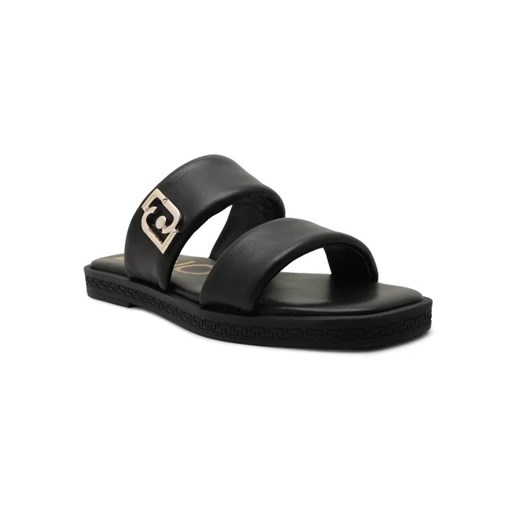Liu Jo Skórzane klapki IMAN 01 ze sklepu Gomez Fashion Store w kategorii Klapki damskie - zdjęcie 185378290