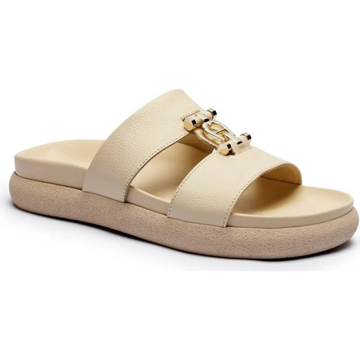Aigner Skórzane klapki ze sklepu Gomez Fashion Store w kategorii Klapki damskie - zdjęcie 185378294