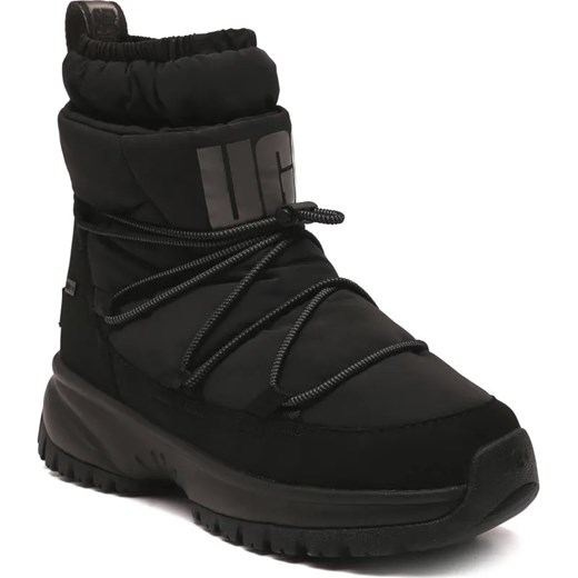 UGG Ocieplane śniegowce YOSE PUFFER MID | z dodatkiem wełny ze sklepu Gomez Fashion Store w kategorii Śniegowce damskie - zdjęcie 185378300