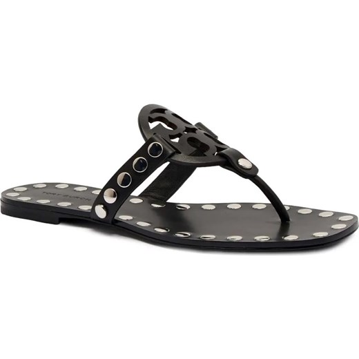 TORY BURCH Skórzane japonki MILLER ze sklepu Gomez Fashion Store w kategorii Klapki damskie - zdjęcie 185378310