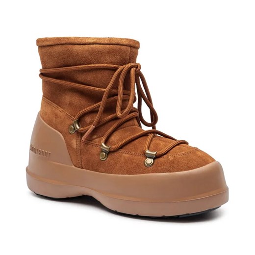 Moon Boot Skórzane śniegowce LUNA ze sklepu Gomez Fashion Store w kategorii Śniegowce damskie - zdjęcie 185378323
