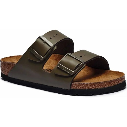 Birkenstock Skórzane klapki Arizona | narrow fit ze sklepu Gomez Fashion Store w kategorii Klapki damskie - zdjęcie 185378364