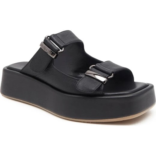 Marc Cain Skórzane klapki ze sklepu Gomez Fashion Store w kategorii Klapki damskie - zdjęcie 185378371