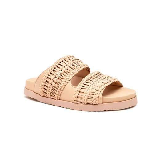 Patrizia Pepe Skórzane klapki ze sklepu Gomez Fashion Store w kategorii Klapki damskie - zdjęcie 185378422