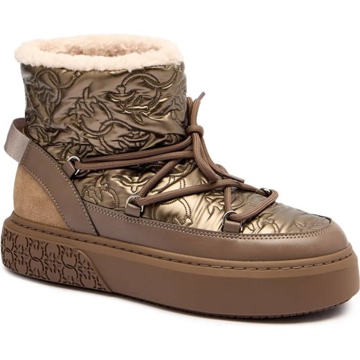 Pinko Śniegowce YOKO 19 | shearling | z dodatkiem skóry ze sklepu Gomez Fashion Store w kategorii Śniegowce damskie - zdjęcie 185378451
