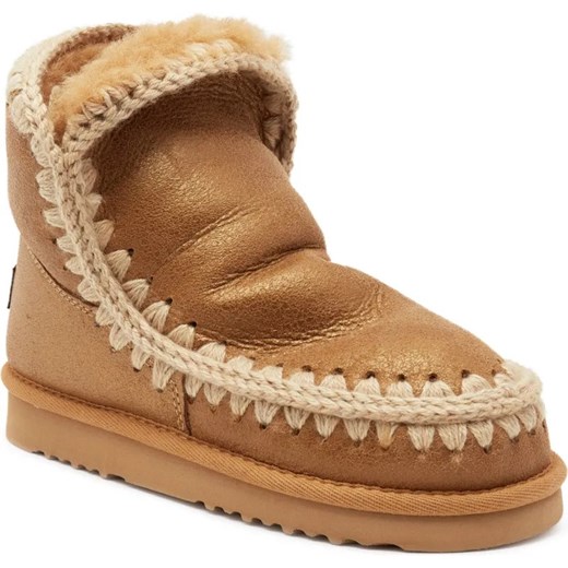 MOU Skórzane śniegowce | z dodatkiem wełny ze sklepu Gomez Fashion Store w kategorii Śniegowce damskie - zdjęcie 185378453