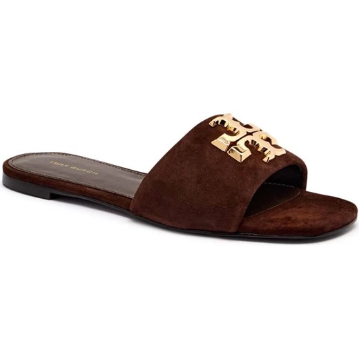 TORY BURCH Skórzane klapki ELEANOR ze sklepu Gomez Fashion Store w kategorii Klapki damskie - zdjęcie 185378464