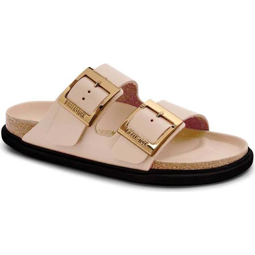 Birkenstock Skórzane klapki Arizona LENA | narrow fit ze sklepu Gomez Fashion Store w kategorii Klapki damskie - zdjęcie 185378481