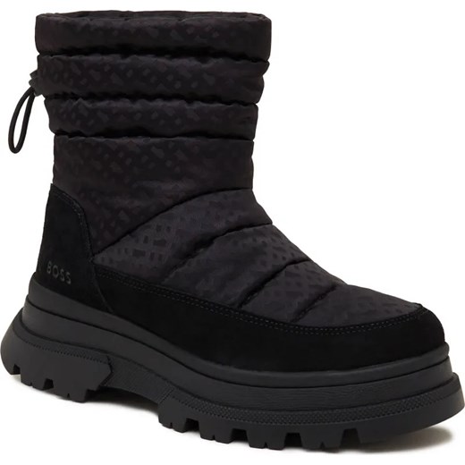 BOSS BLACK Ocieplane śniegowce Foster NYMN | z dodatkiem skóry ze sklepu Gomez Fashion Store w kategorii Śniegowce damskie - zdjęcie 185378484