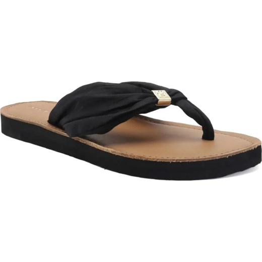 Tommy Hilfiger Japonki TH ELEVATED BEACH SANDAL | z dodatkiem skóry ze sklepu Gomez Fashion Store w kategorii Klapki damskie - zdjęcie 185378503