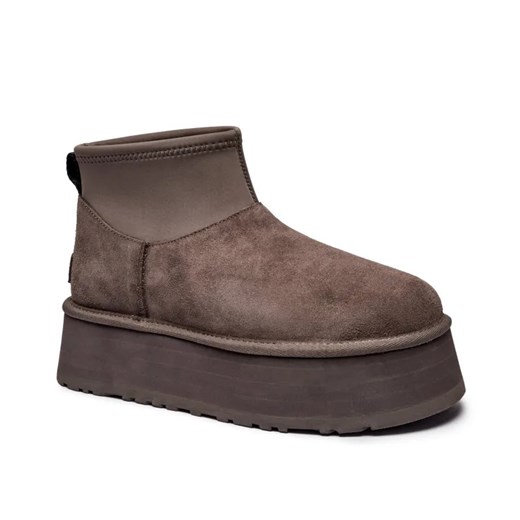 UGG Skórzane śniegowce Classic Mini Dipper | z dodatkiem wełny ze sklepu Gomez Fashion Store w kategorii Śniegowce damskie - zdjęcie 185378504