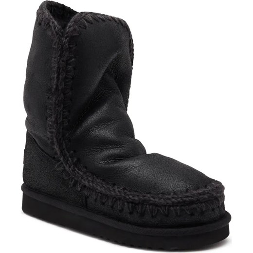 MOU Skórzane śniegowce | z dodatkiem wełny ze sklepu Gomez Fashion Store w kategorii Śniegowce damskie - zdjęcie 185378533