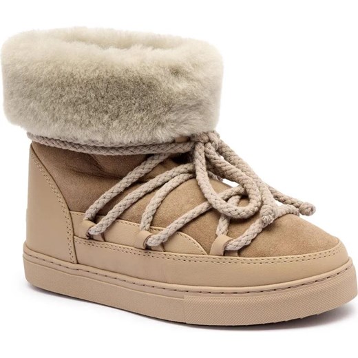 INUIKII Skórzane śniegowce CLASSIC HIGH | shearling ze sklepu Gomez Fashion Store w kategorii Śniegowce damskie - zdjęcie 185378541