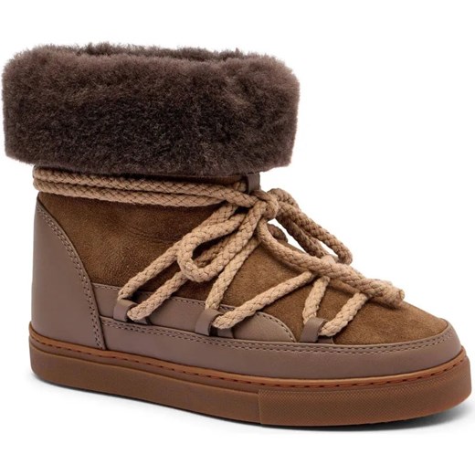 INUIKII Skórzane śniegowce CLASSIC HIGH | shearling ze sklepu Gomez Fashion Store w kategorii Śniegowce damskie - zdjęcie 185378544